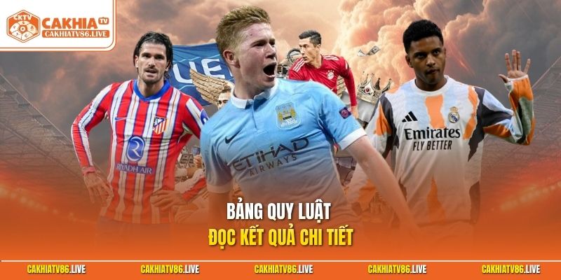 Bảng quy luật đọc kết quả chi tiết