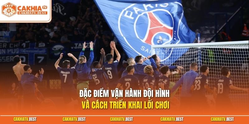 Đặc điểm vận hành đội hình và cách triển khai lối chơi