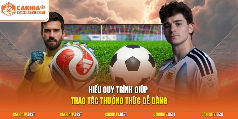 Hiểu quy trình giúp thao tác thưởng thức dễ dàng