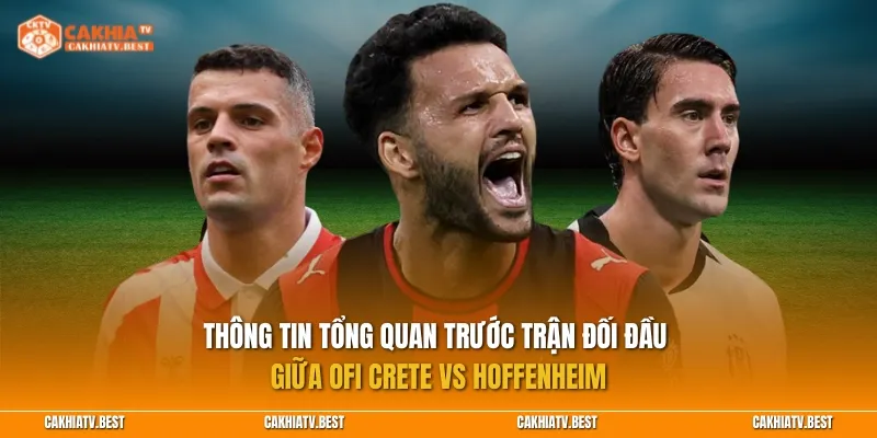 Thông tin tổng quan trước trận đối đầu giữa OFI Crete vs Hoffenheim