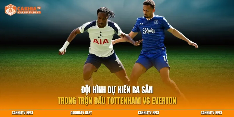 Đội hình dự kiến ra sân trong trận đối đầu Tottenham vs Everton
