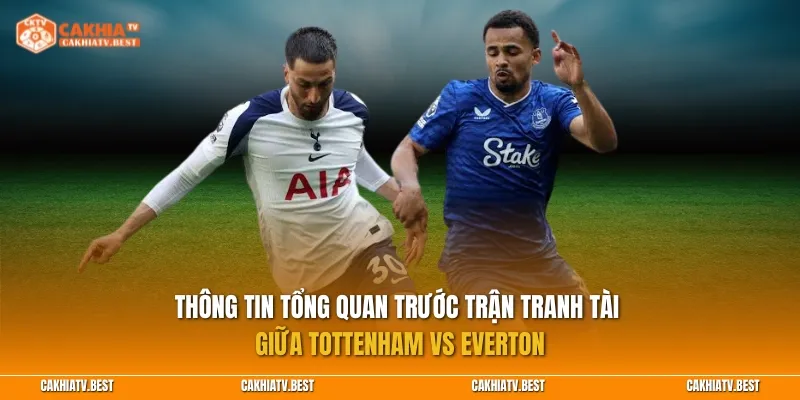 Thông tin tổng quan trước trận tranh tài giữa Tottenham vs Everton